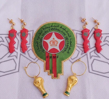 World's Cup Trophy Earrings
