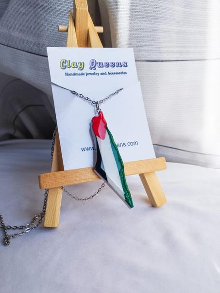 Palestine necklace big size