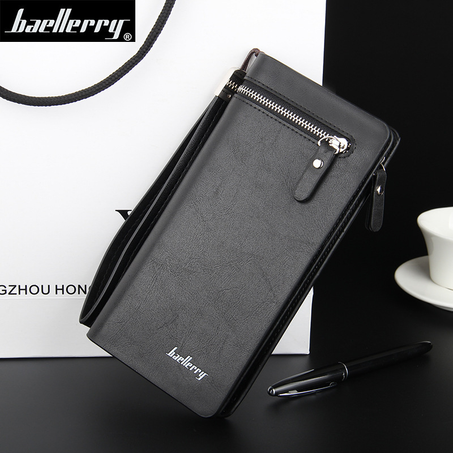 محفظة جلدية أنيقة بسعة كبيرة - Baellerry Wallet Leather