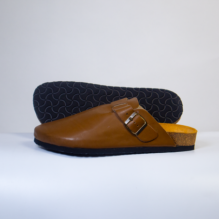 Marron Camel cuir sabo