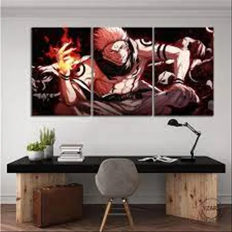 لوحة هيسوكا – 5 قطع – 120×80 سم – خشب MDF – 299 درهم Panneau Hisoka – 5 pièces – 120×80 cm – MDF – 299 DH