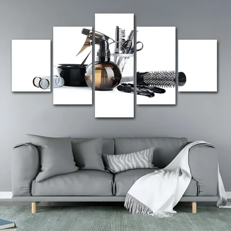 لوحة أدوات الحلاقة – 5 قطع – 120×80 سم – خشب MDF – 299 درهم Panneau Outils de Barbier – 5 pièces – 120×80 cm – MDF – 299 DH