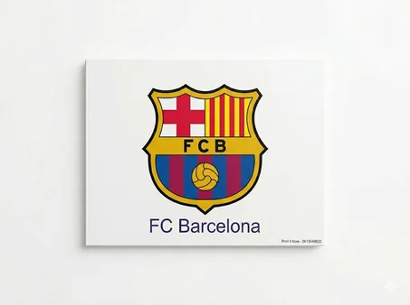 بانوه برشلونة – Panneau FC Barcelona | 40×30 سم –