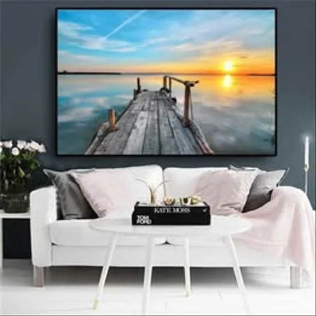 لوحة ديكور بونتون – جسر – 60×40 سم – خشب MDF Panneau déco Ponton – Bridge View – 60×40 cm – MDF