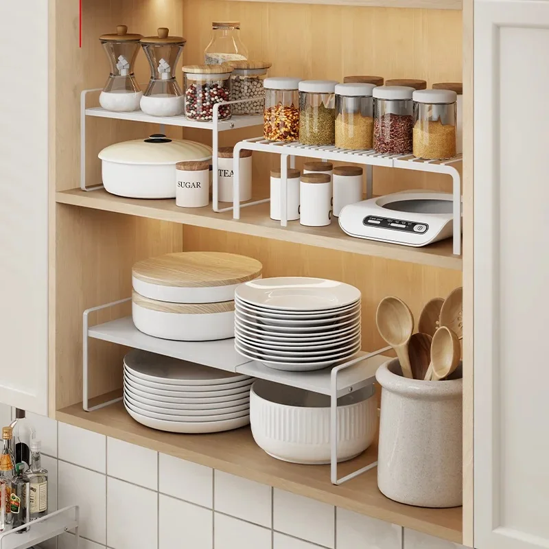 Multifunctional Expandable and Stackable Storage Shelf