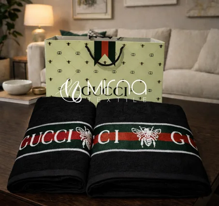 Serviette Noir Lux
