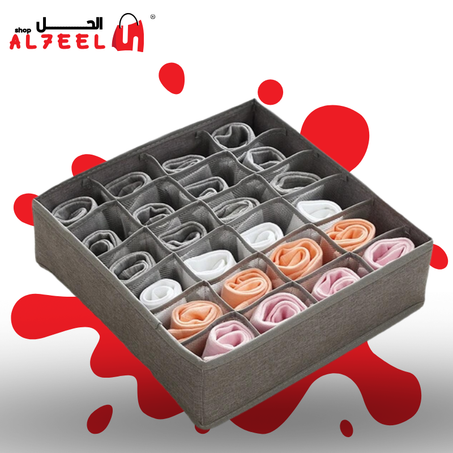 منظم الملابس على شكل خزانة وقابل للطي ب 24 درجًا | Foldable Clothes Organizer