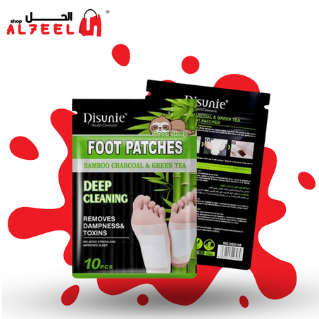 Foot Patches - 10 Pcs | لصقات طبيعية لإزالة السموم من القدم