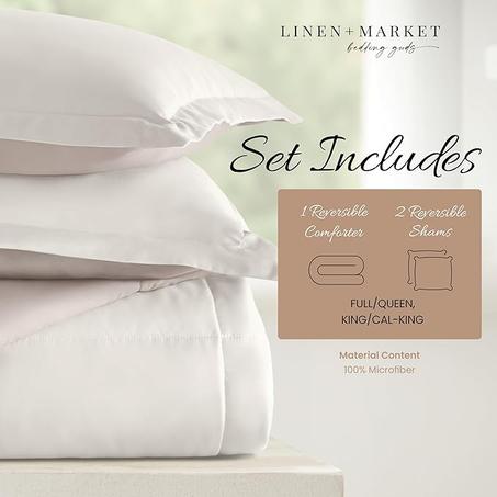 نقدّم لكم بكل فخر اللحاف الأبيض الفاخر الذي صُمّم ليمنحكم تجربة نوم استثنائية.ناعم كالغيم ☁️ليُغمر جسدك براحة لا توصف.