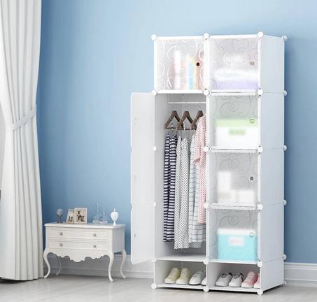 خزانة ملابس بلاستيكية عالية الجودة