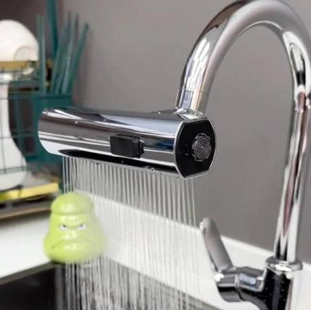 وصلة صنبور دوارة عالمية للمطبخ