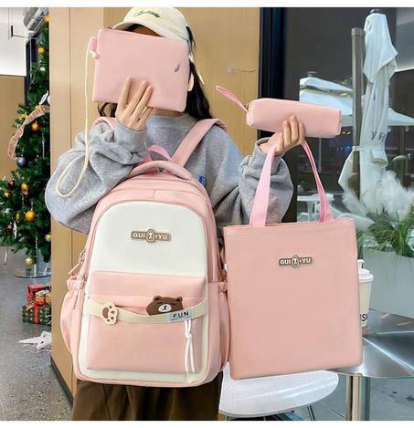 🎒 محفظة 4 قطع بجودة عالية 👍🏻