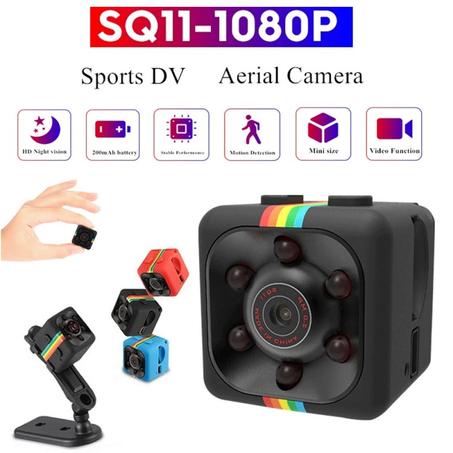 كاميرا SQ11 ميني أصلية بدقة عالية كاملة 1080p، ذكية للمنزل، رؤية ليلية، مراقبة عن بُعد، رياضية للاستخدام الخارجي، مسجل فيديو ميكرو