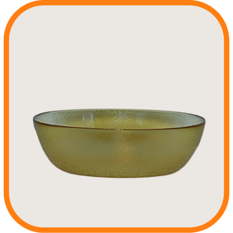 طقم يتضمن 3 أوعية كبيرة و 6 أوعية متوسطةـ لون مدخن