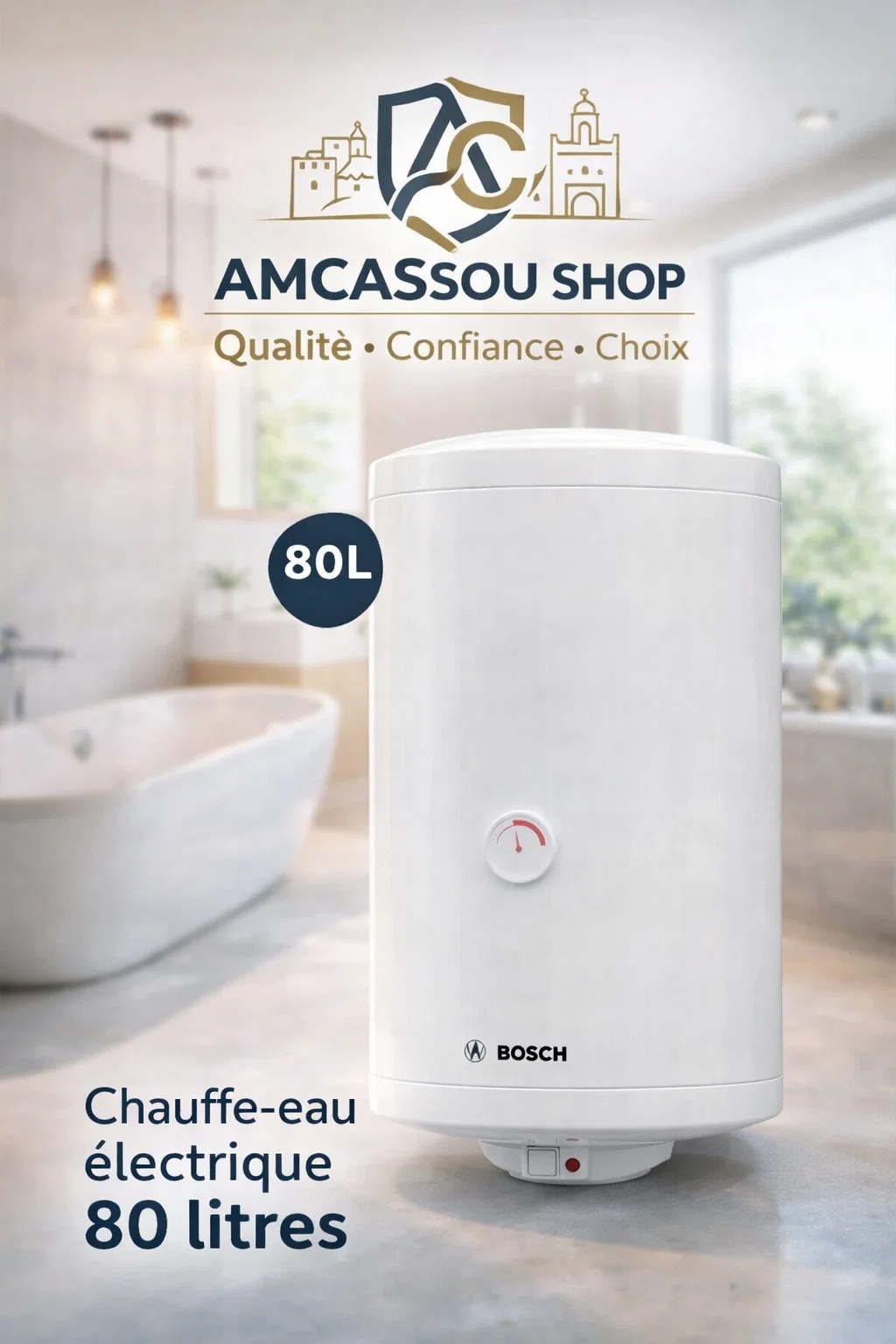 🔥 عرض خاص على سخان الماء JUNKERS 80 لتر 🔥