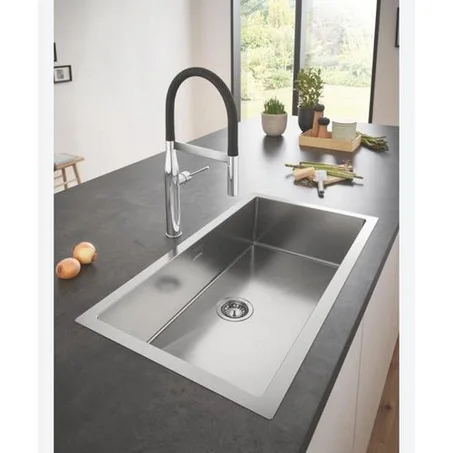 SM Evier inox lavabo de cuisine 60/45 cm ;evier cuisine