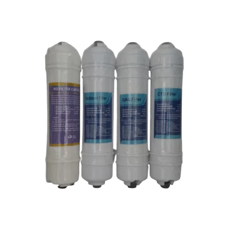 KIT 4 AR-19 MINI CAPSUL PP GAC CTO MEMBRANE 80 GPD