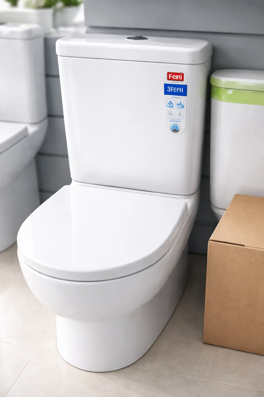 🚽 عرض احترافي: مرحاض عصري بتصميم أنيق وجودة عالية