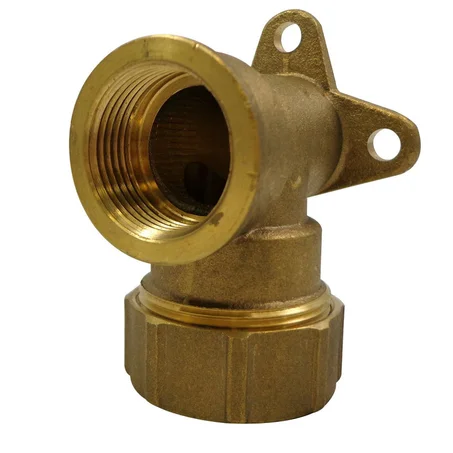 🔩🚿 كوع نحاسي جداري (Coude Applique) – تثبيت قوي وتنظيم احترافي!