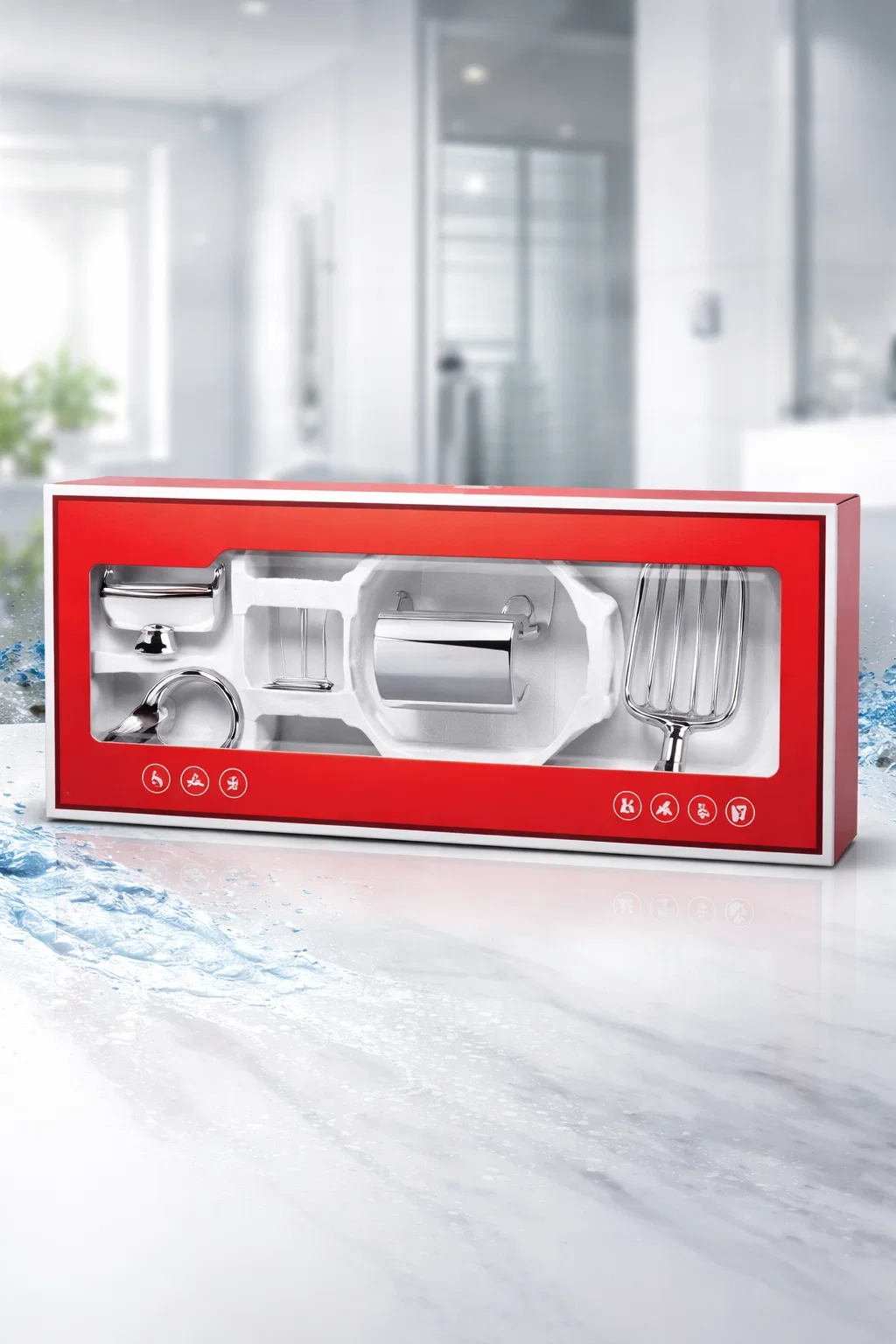 طقم إكسسوار الحمام فايف ستاندرد 6 قطع