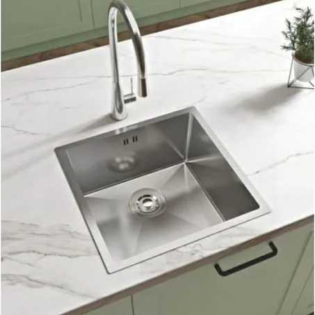 مشاركة هذا المنتج    حوض مطبخ 50/40 سم ستانلس ستيل 304