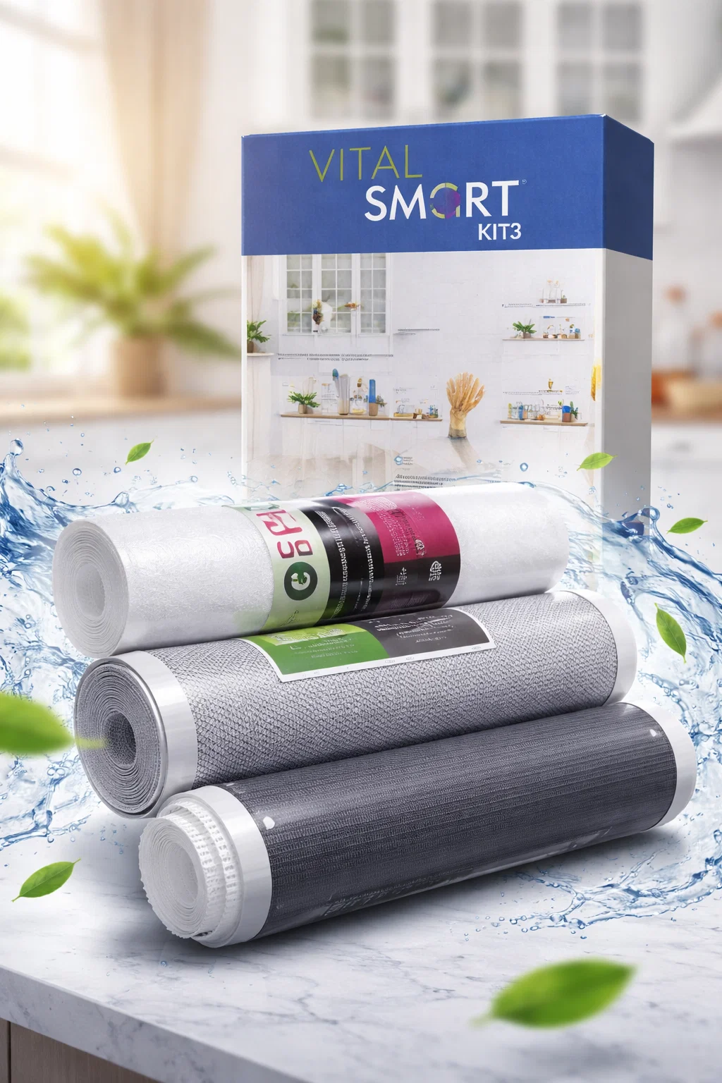 💧 طقم فلاتر تنقية المياه – VITAL SMART KIT3