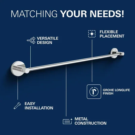 منظم حمام من جروهي، حامل مناشف اسنشيالز، 40366001