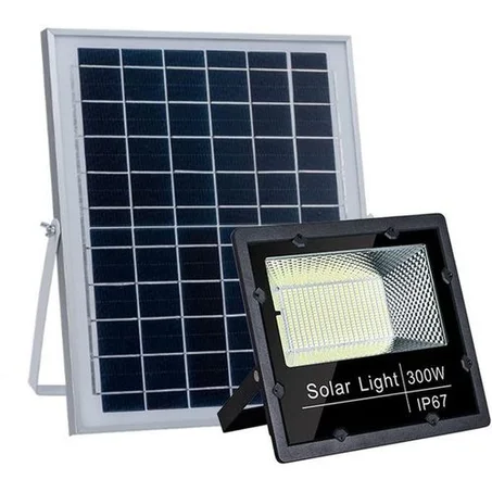 🔥💡 كشاف شمسي 300W – أقوى إنارة خارجية بلا كهرباء!