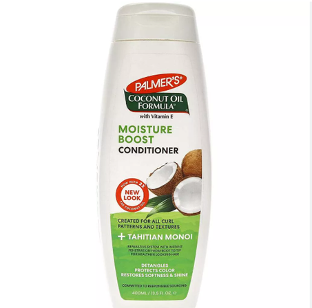PALMER'S Coconut Oil Formula Moisture Boost – بلسم مغذي بعد الشامبو 400 مل