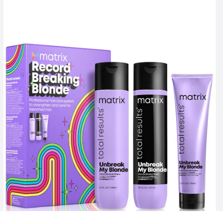 Matrix Unbreak My Blonde shampoing conditionner et soin sans rinçage sans sulfate