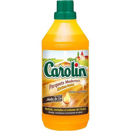 Carolin Nettoyant Sols Parquets Modernes aux Extraits d'Huile de Lin 1 L