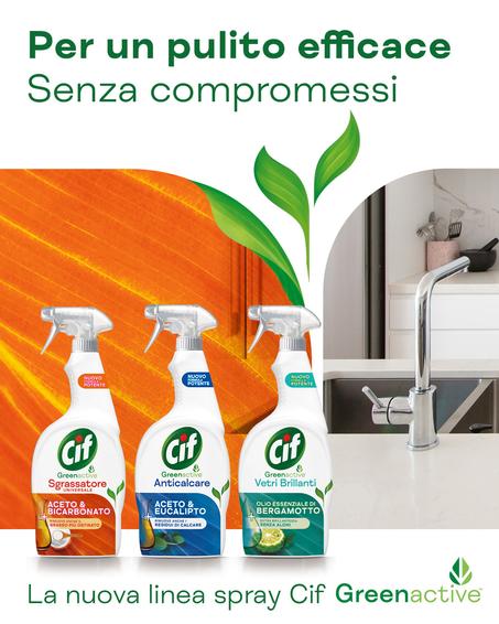 Cif Bicarbonate and vinegar - universal spray degreaser 650 ml