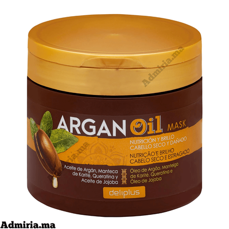 قناع الشعر بزيت الأرغان والكيراتين والجوجوبا