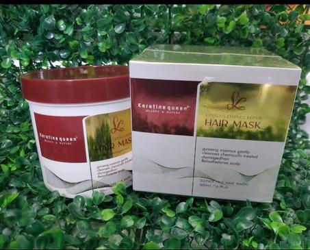 قناع الشعر بالكيراتين وزيت الأرغان