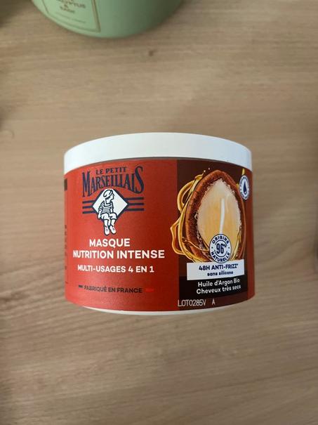 Masque Capillaire Nutrition Intense Huile d'Argan 4 En 1 - 370 ml