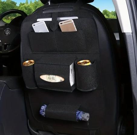 Car Seat Back Bag (Black)