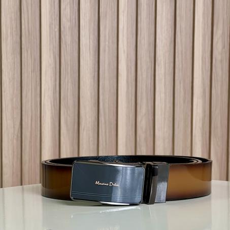 Ceinture en cuir pour homme à boucle automatique