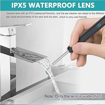 منظّف شمع الأذن بكاميرا  (منظار أذن ذكي) اتصال بلوتوث  + رؤوس سيليكون