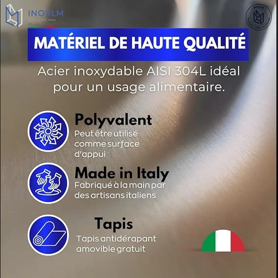 لوح تقطيع من الستانلس ستيل