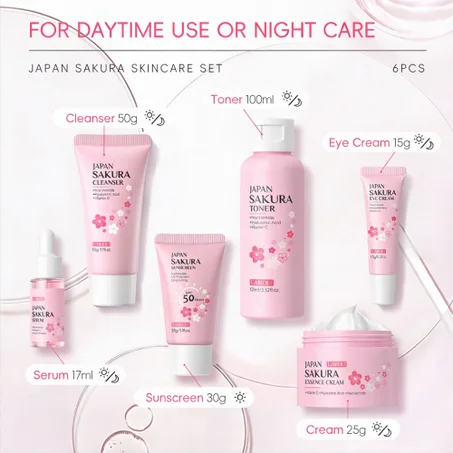 مجموعة ساكورا للعناية بالبشرة