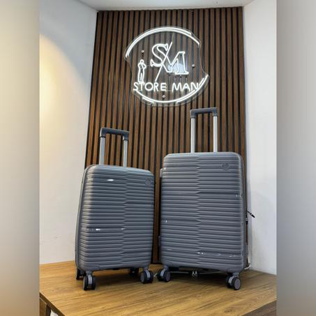 طقم حقيبتين سفر سيليكون بعجلات دوّارة – تصميم عصري – فقط بـ549 درهم