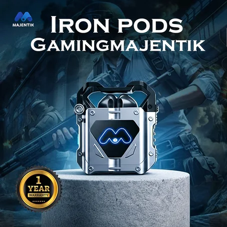 سماعة جيمنج Iron Pods – عش الجيم بأبعاد جديدة! 🎮🔥