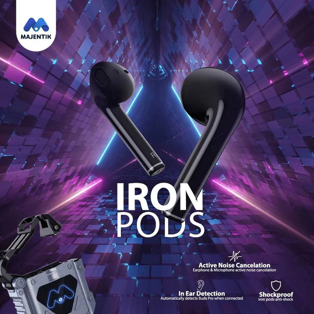 سماعة جيمنج Iron Pods – عش الجيم بأبعاد جديدة! 🎮🔥