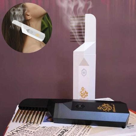 المشط والمبخرة الإلكترونية 2 في 1