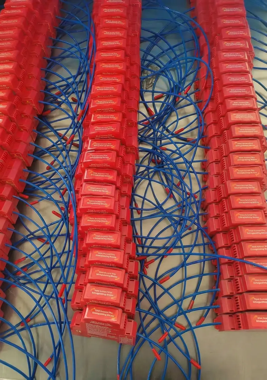 جهاز إطفاء حريق أوتوماتيكي بتقنية الرذاذ - حماية ذكية للوحات الكهربائية