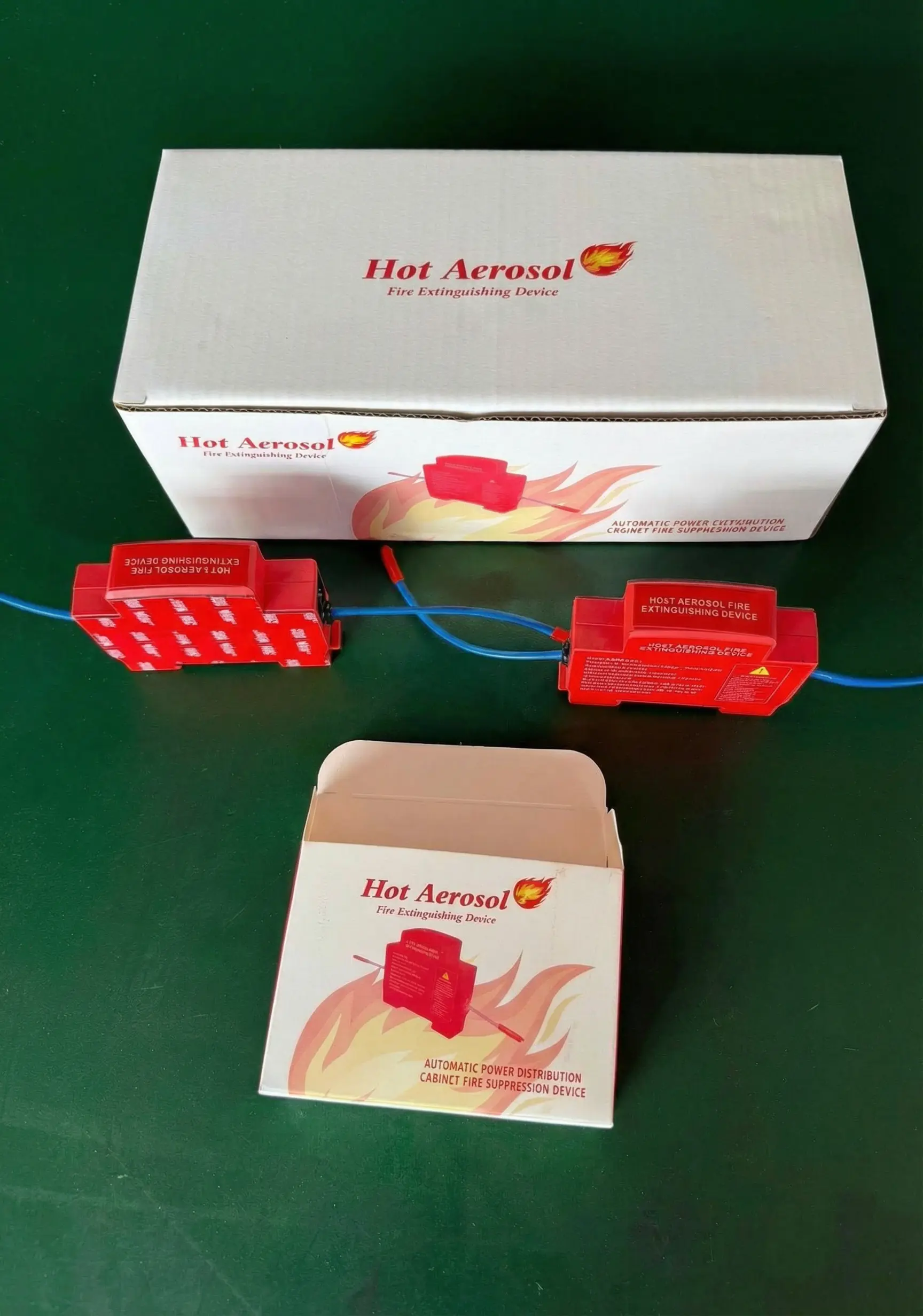 جهاز إطفاء حريق أوتوماتيكي بتقنية الرذاذ - حماية ذكية للوحات الكهربائية