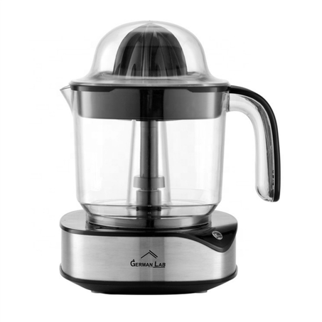 عصارة يدوية كهربائية لعصر البرتقال – سعة 1.2 لتر ، من الفولاذ المقاوم للصدأ