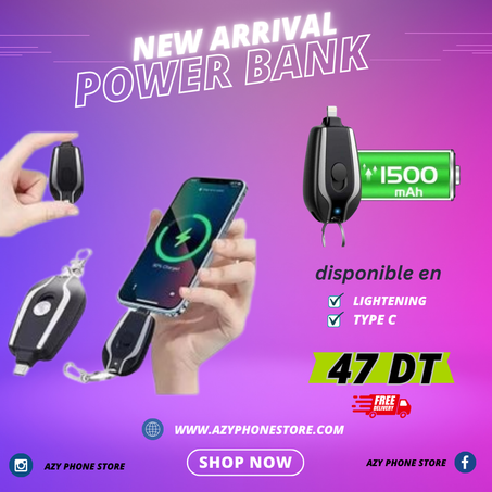 porte cle power bank