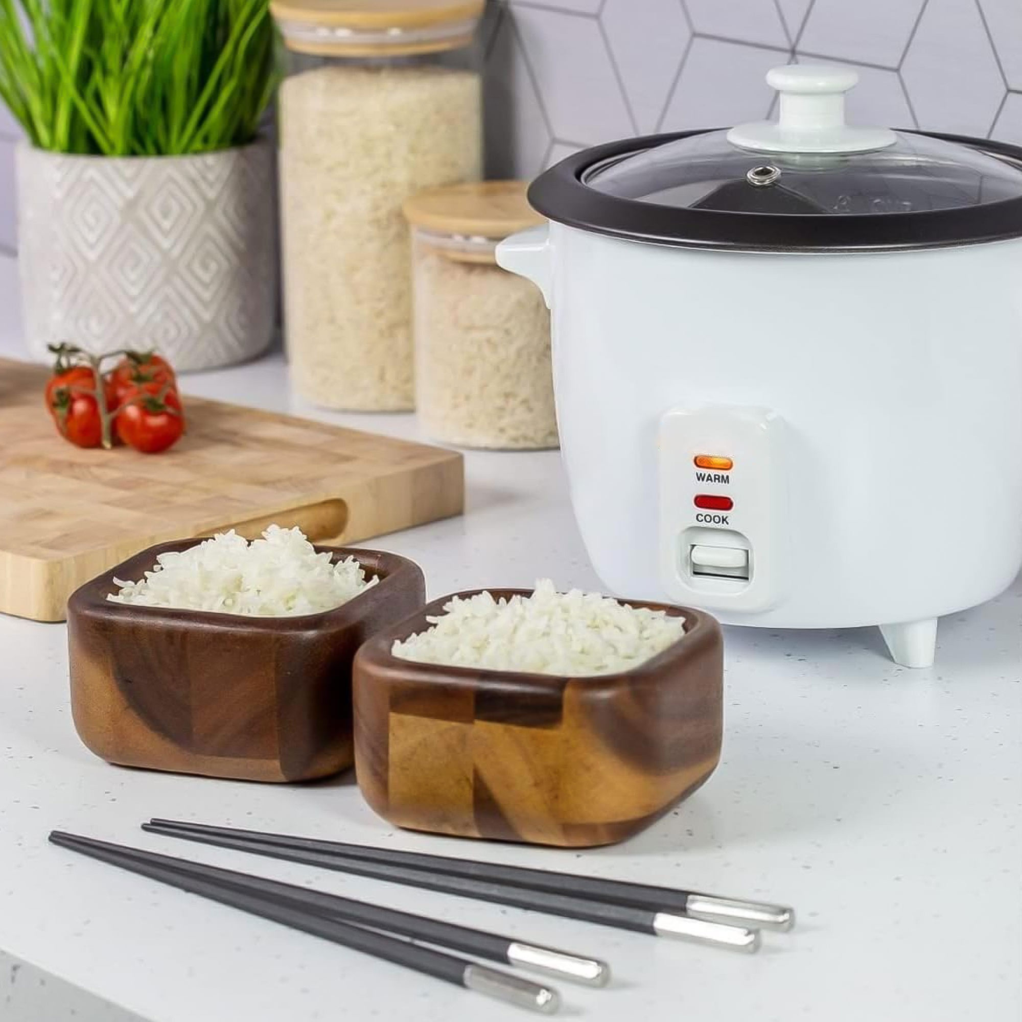 طباخ الأرز الكهربائي من دينيكس بضمان عامين