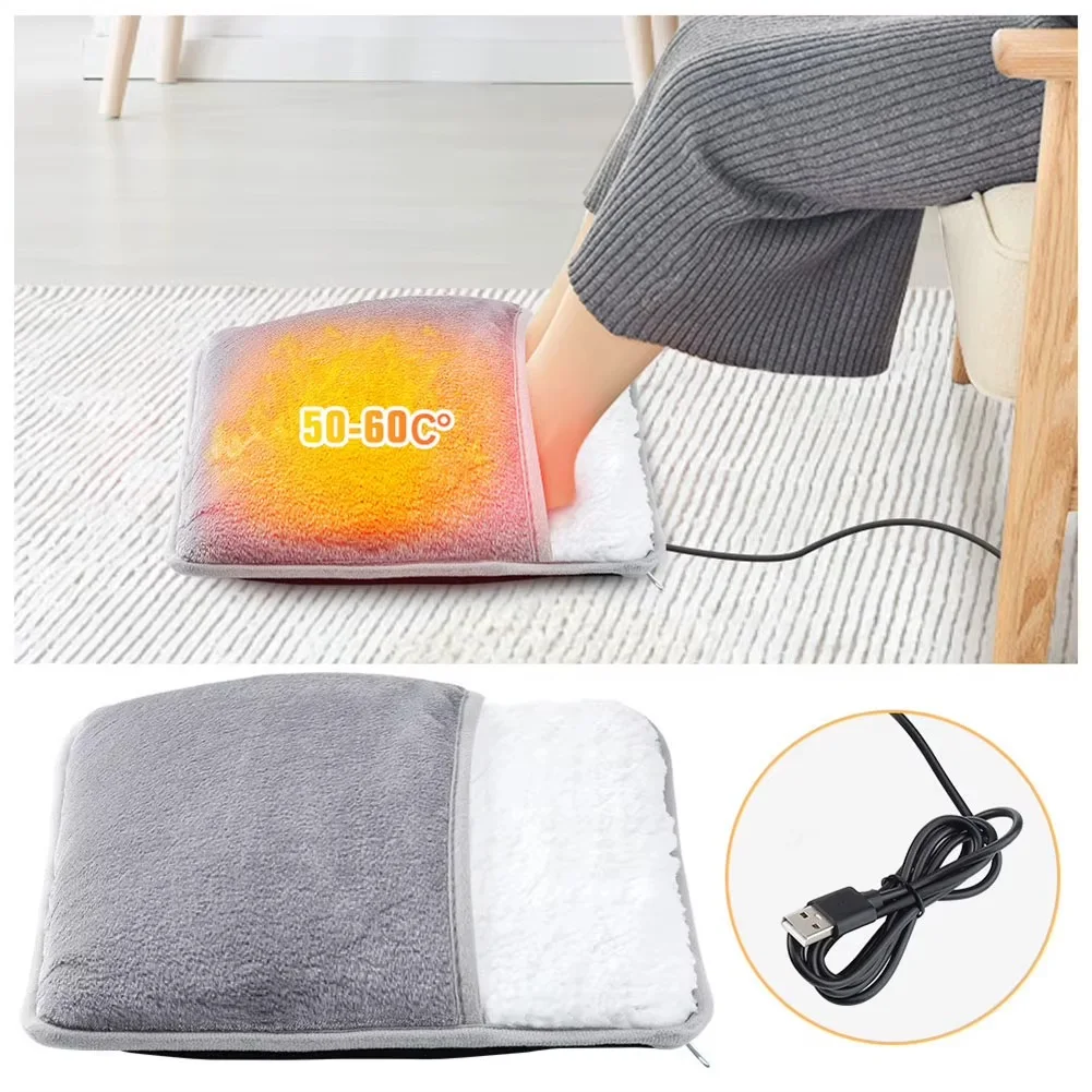 Winter Electric Foot Heating Pad USB for Home Office Bedroom